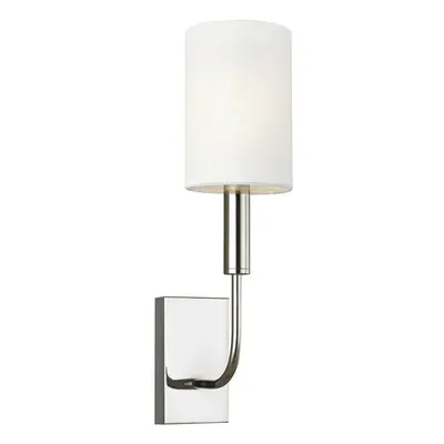 Wall Light Sconce Highly Polished Nickel Finish LED E14 60W Bulb d00639