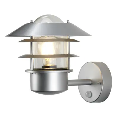 Outdoor IP44 Wall Light Sconce SS Silver LED E27 60W Bulb External d01146