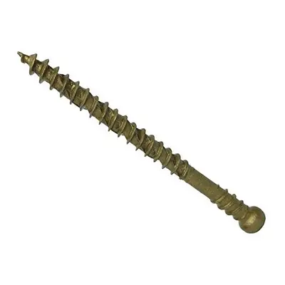 Reduced Head TorxÃÂ® Compatible Decking Screws Tan 4.5x50mm Tub