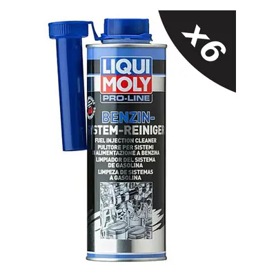 Liqui Moly Pro Petrol Fuel System Injector, Intake Valve Cleaner Treatment 6x500ml