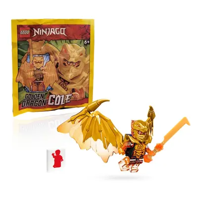 LEGO NINJAGO Crystalized Minifigure - Cole (Golden Dragon) with Wings