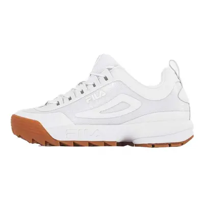 Fila Men's Disruptor II No-Sew Sneakers White/White/Gum