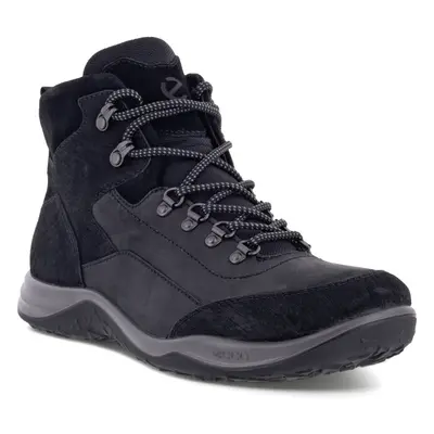 (11.5 UK, Black) ECCO Mens Espinho Fluidform Water-Repellent Hiking Walking Boots - Black