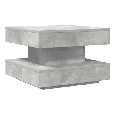 (concrete grey, x x 34.5 cm) vidaXL Coffee Table 360-Degree Rotatable Hallway End Table Tea Side