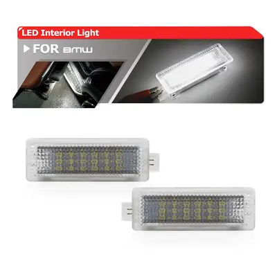 2PCs 18-SMD Led Courtesy Door Light Luggage Footwell Step Welcome Light