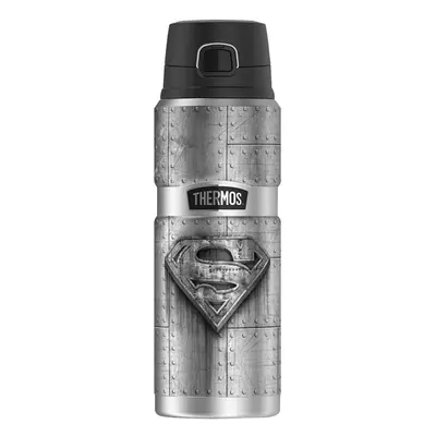 Superman Made Of Steel, THERMOS STAINLESS KINg Stainless Steel Drink Bottle, Vacuum insulated & 