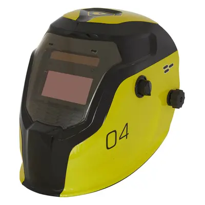 Yellow Darkening Welding Helmet - Shade Variable Control - Grinding Function