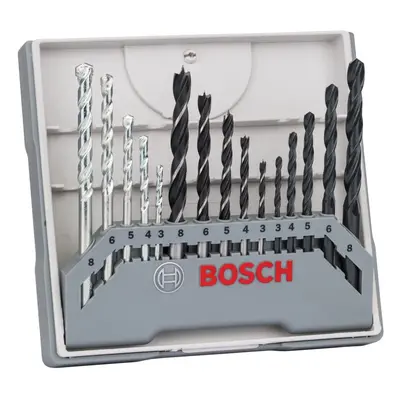 Bosch Mixed Drill Bit Set (15-Piece)