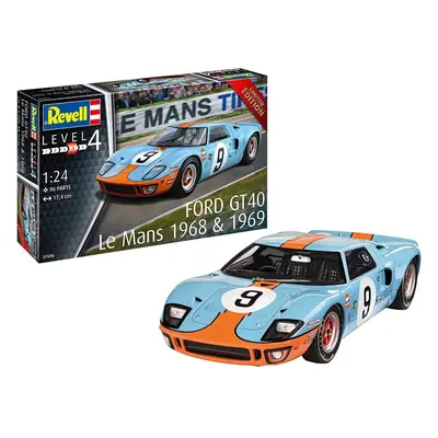 Revell Ford GT Le Mans Limited Edition Model Kit 1:24 Scale, Unvarnished