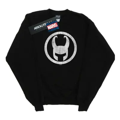 (S, Black) Marvel Mens Loki Icon Sweatshirt