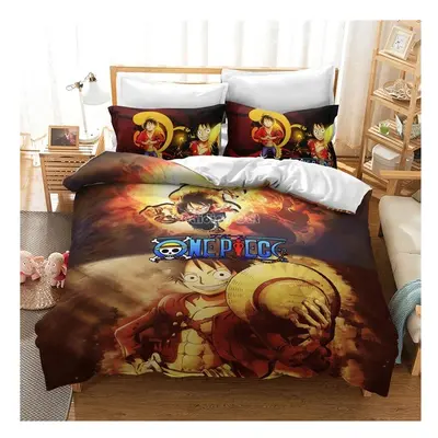 (5, Double) ONE PIECE Anime Bedding Set Juvenile Monkey D.Luffy