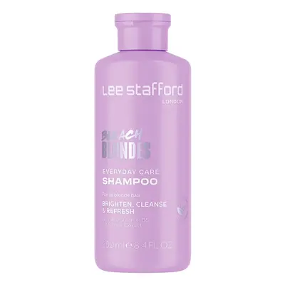 Lee Stafford Bleach Blondes Everyday Care Shampoo Hair Cleanser for Smooth Blonde Hairs Breakage