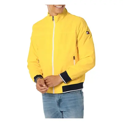 Tommy Hilfiger Men's Yachting Bomber Jacket Cyber Yellow