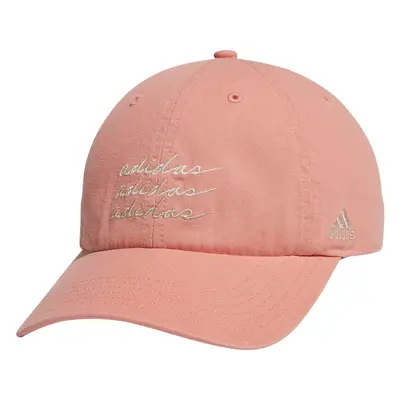 adidas Women's Saturday Relaxed Fit Adjustable Hat Wonder Clay/Chalk