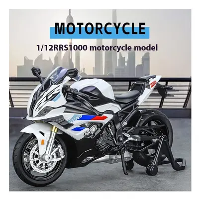 (white box) 1:12 BMW RRS1000 Alloy Diecast Motorcycle Model Collect Hobbies Simulation