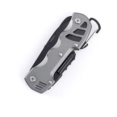 (Grey) Outdoor Multifunctional Pocket Knife Swiss Army Knife Portable Field Survival Folding Kni