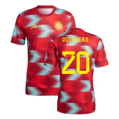 (L) Colombia Pre-Match Shirt (Red) (QUINTERO 20)