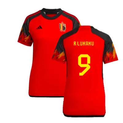 (L) Belgium Home Shirt (Ladies) (R Lukaku 9)