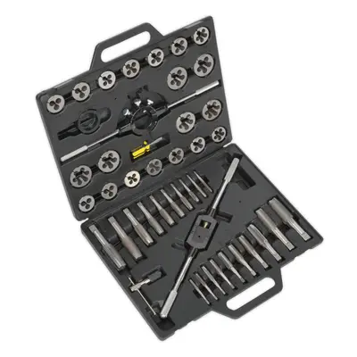 45pc Imperial Tap & Split Die Set - 1/4" to 1" - Manual Bar & Socket Threading