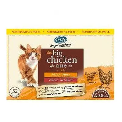 Hilife Its Only Natural Cat Pouch Multipack The Big Chicken One In Jelly 32x70g