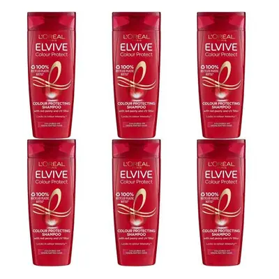 Loreal Paris Elvive Colour Protect Shampoo 400ml (Pack of 6)