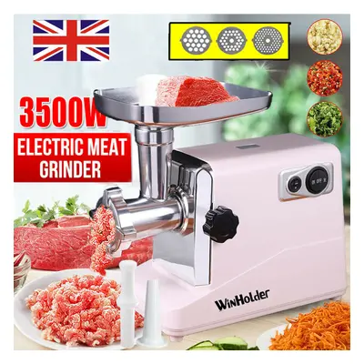 3500W Electric Meat Grinder Mincer Sausage Maker Filler Kibbe Machine