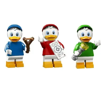 LEGO Disney Series Huey Dewey and Louie with Bonus Purple LEGO Cape