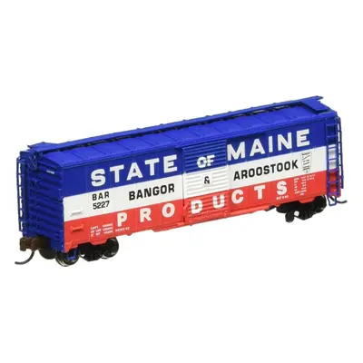 Bachmann Industries Inc. AAR 40' Steel Box Car Bangor and Aroostook