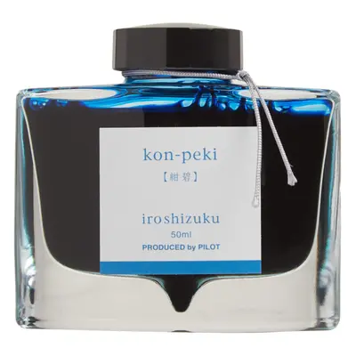 PILOT Iroshizuku Bottled Fountain Pen Ink Kon-Peki Deep Blue (Turquo