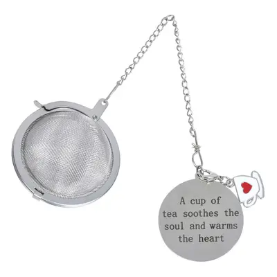 Harmony N More Stainless Steel Tea Infuser Tea Strainer Tea Ball with Cup Charm for Loose Leaf T