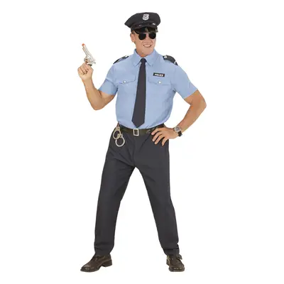 Large adult blue police costume