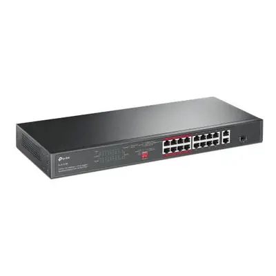 Tp-Link TL-SL1218P 16-Port 10/100Mbps + 2-Port Gb Unmanaged Rackmount Poe+ TL-SL1218P