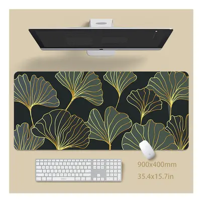 (Tropical Plants (2), 800x400x3mm) Large Gaming Mousepads Leaf Art Mouse Pad Computer Mousemats 