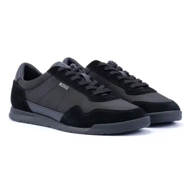 (Black, (Adults')) Boss Tatanium Men's Black Trainers