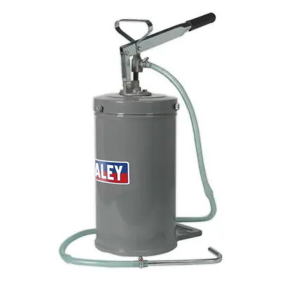 14 Litre Oil Dispensing Unit - 1.8m Delivery Hose - Angled Spout - Lever Pump