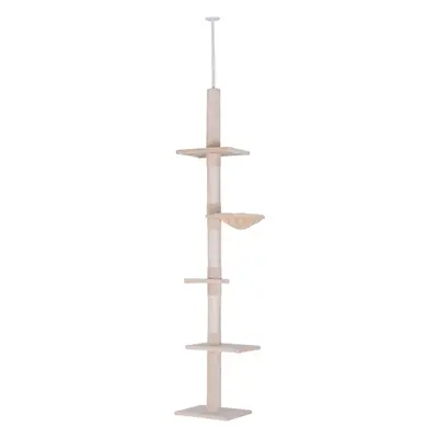 (40 x x cm, Beige) Floor Standing Cat Tree for Indoor Cats 5-Tier Cat Tower Beige