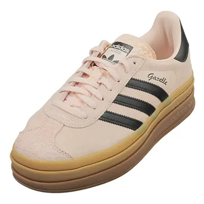 (6.5) adidas Gazelle Bold Womens Fashion Trainers in Quartz Black