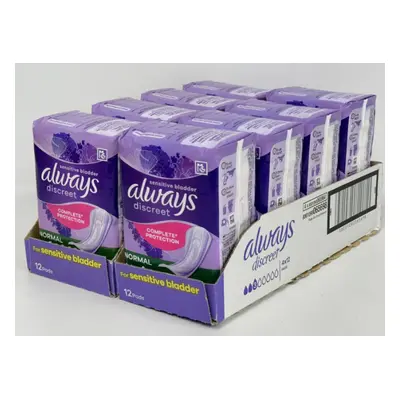 Always Discreet Incontinence Pads For Women, Normal, Pads