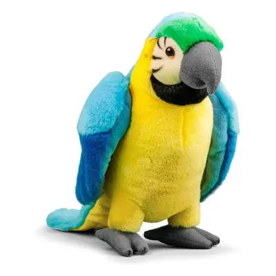 Tobar Animigos World of Nature Blue Macaw Parrot Soft Plush Toy