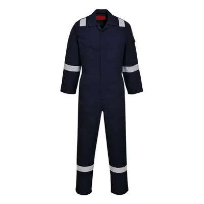 (Navy, 50") Portwest Araflame Silver Coveralls