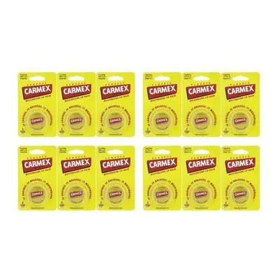 Carmex Lip Balm Original pot (Pack of 12)