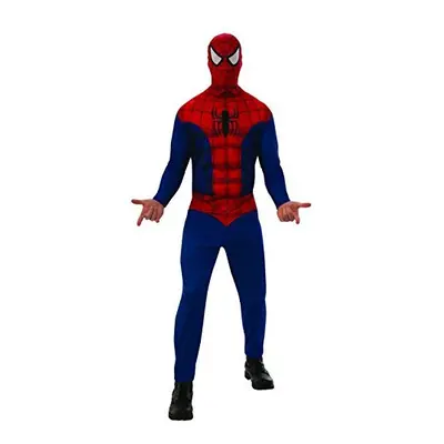 Rubie's 820958-XL Adult Spiderman Costume Size Xl, multicoloured