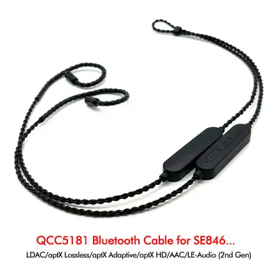 (N5005) QCC5181 Bluetooth Cable LDAC aptX Lossless BT5.4 LE-Audio 20mS Gaming