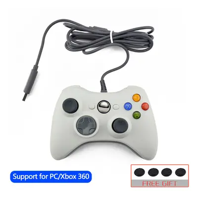 (white) DATA FROG USB Wired Gamepad Joystick for Xbox /Slim PC Controller