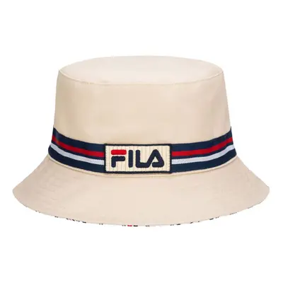 Fila Unisex Cotton Twill Reversible Bucket Hat (Gardenia)