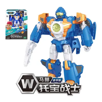 (With box, W) Action Figure Korea Cartoon Tobot Transformation Robot Toys Popular Anime