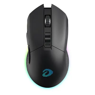 (black) DAREU Dual Modes Gamer Mouse RGB Wireless Wired Gaming Mice Built-in 930mAh Recharging B