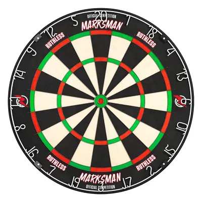 Marksman Dart Board | Professional Level Ultra Thin Wire Sisal Dartboard for Steel Tip Darts (DB