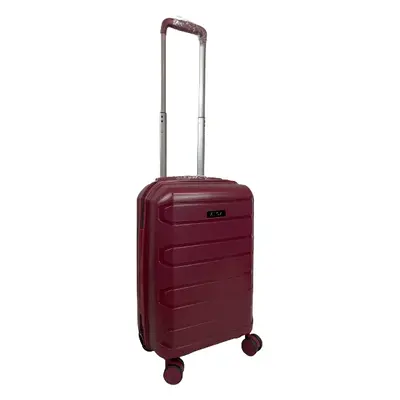 (Burgandy, Small 20") Hampton&Stewart PP Wheel Hard Shell Suitcase