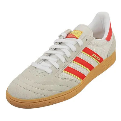 (8.5) adidas Busenitz Vintage Mens Fashion Trainers in Grey Red